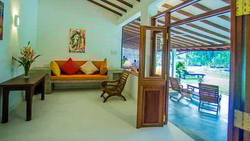 South Point Surf House Woonkamer