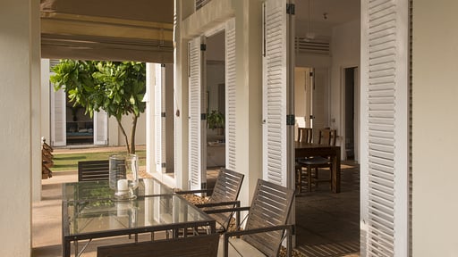 Sri Villa Terras/Veranda