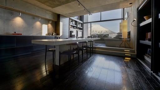 Suiboku Penthouse Dining area