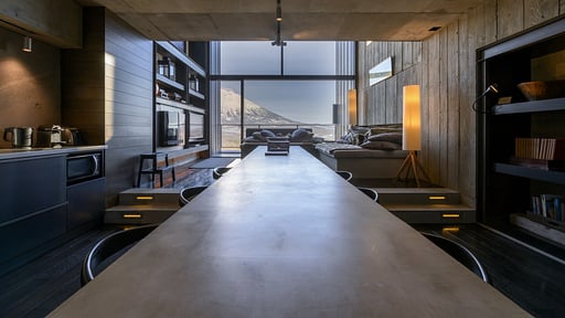 Suiboku Penthouse Dining area