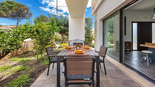 Suitcase House Terrasse/Veranda