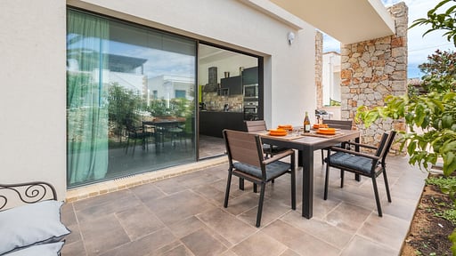 Suitcase House Terrasse/Veranda