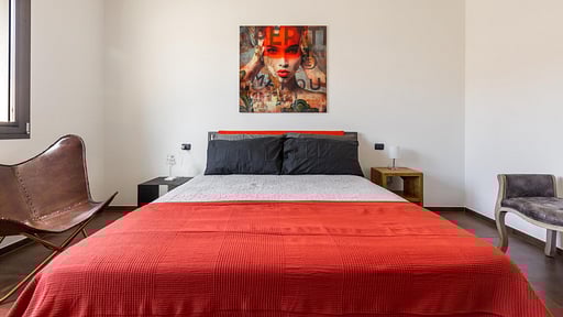 Suitcase House Schlafzimmer 2