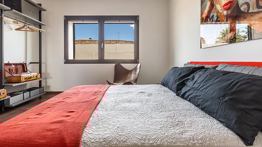 Suitcase House Schlafzimmer 2