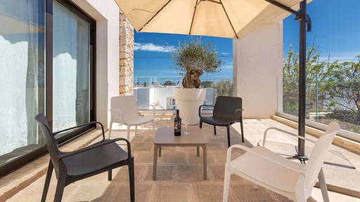 Suitcase House Terrasse/Veranda