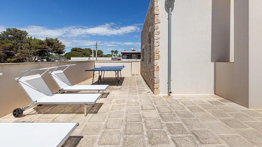 Suitcase House Terrasse/Veranda