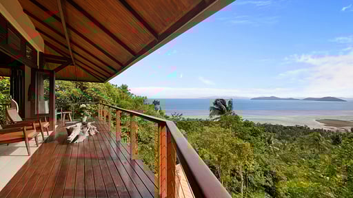 Sunset Rock Villa Terras/Veranda