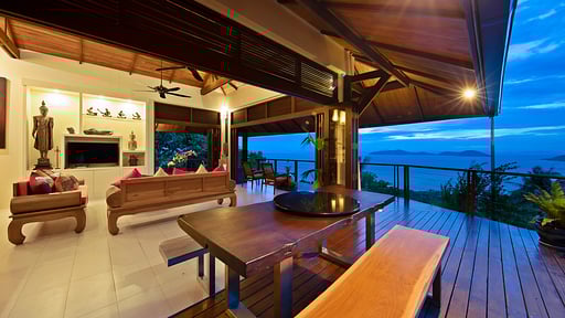 Sunset Rock Villa Terras/Veranda