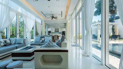 Sunshine Beach Villa Mai Khao Wohnbereich