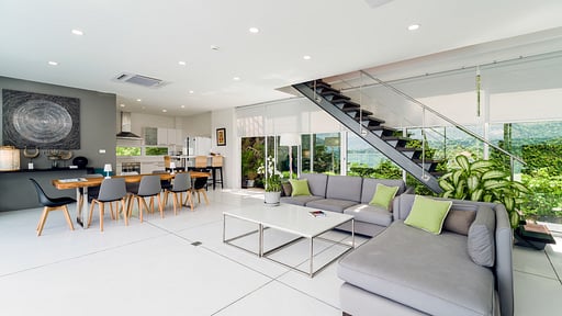 Sunshine Villa Bophut Salón