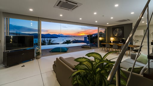 Sunshine Villa Bophut Salón