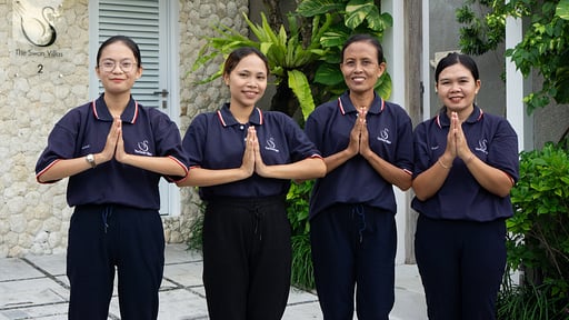 Swan Villa 3 Villa staff