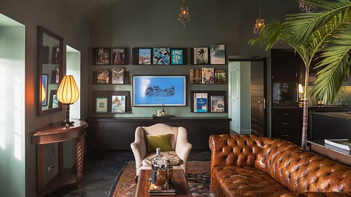 Swedish House Living room