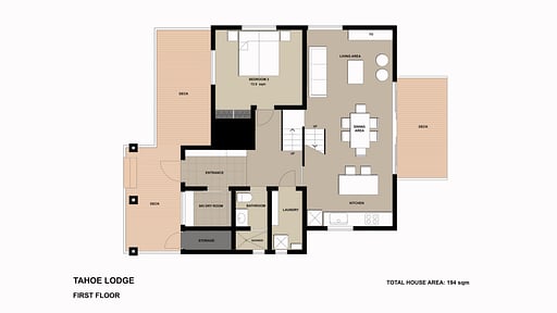 Tahoe Lodge Floor plan