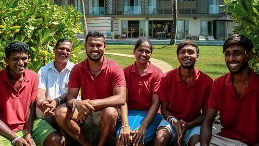 Talalla House Personal der Villa