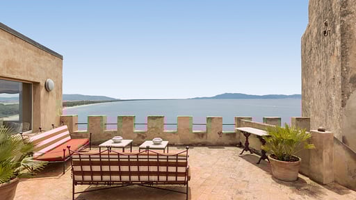 Talamon Tower Terrasse/Veranda