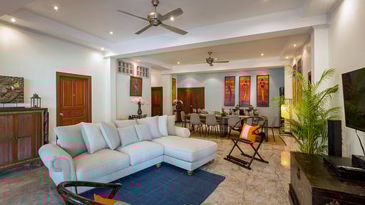 Talay Naiharn Villa Wohnbereich