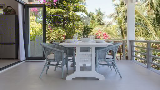 Tamarind Beach House Dining area