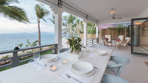 Tamarind Beach House Dining area