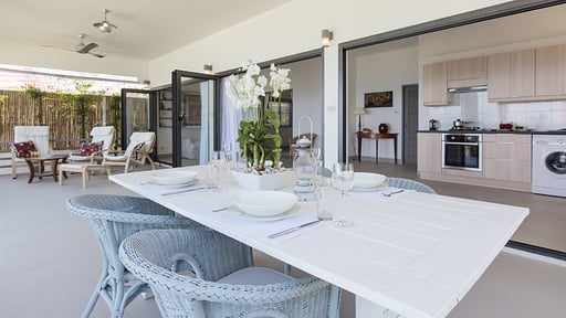 Tamarind Beach House Dining area