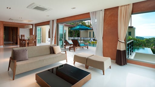 Tantawan Villa 1 Living room