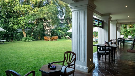 Taru Villas Kandy Terras/Veranda 