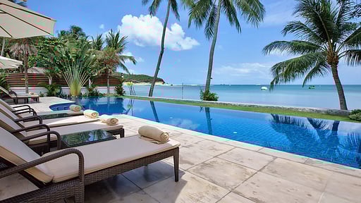 Tawantok Beach Villa 1 Бассейн