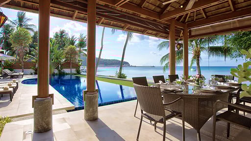 Tawantok Beach Villa 1 Обеденная зона