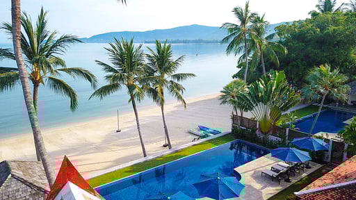 Tawantok Beach Villa 1 Фото с дрона