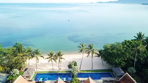 Tawantok Beach Villa 2 Drone pictures