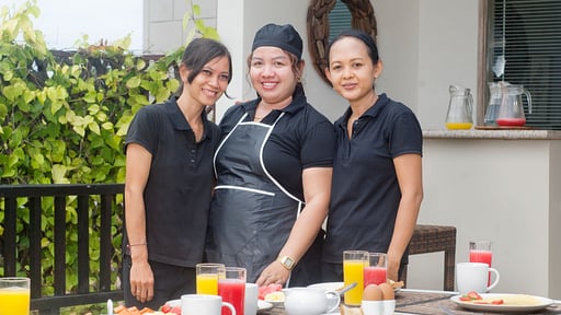 Temple Estate Villa staff