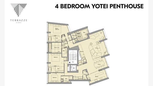 Terrazze Yotei Panorama Penthouse Floor plan