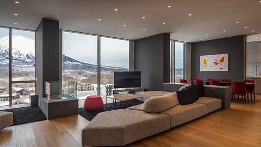 Terrazze Yotei Panorama Penthouse Living room