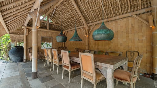 The Africa House Dining area