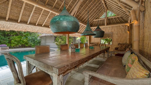 The Africa House Dining area