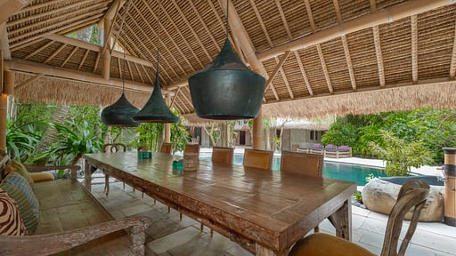 The Africa House Dining area