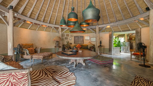 The Africa House Living room
