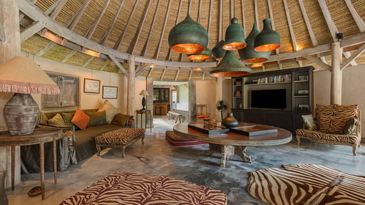 The Africa House Living room