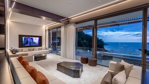 The Aquila Villa Living room 2