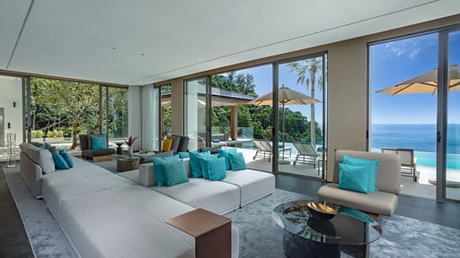 The Aquila Villa Living room 1