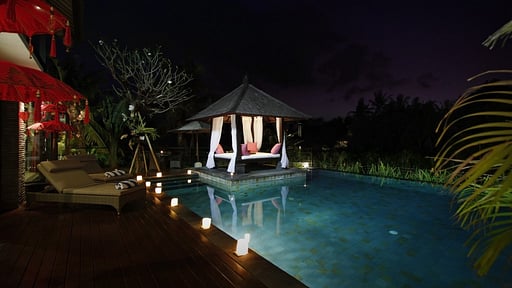The Bale Tokek Villa Swimming pool
