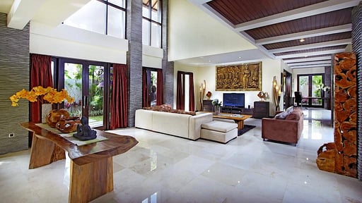 The Bale Tokek Villa Living room
