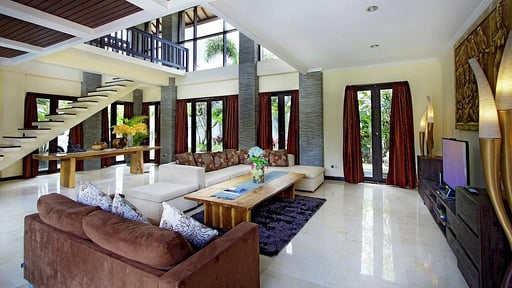 The Bale Tokek Villa Living room