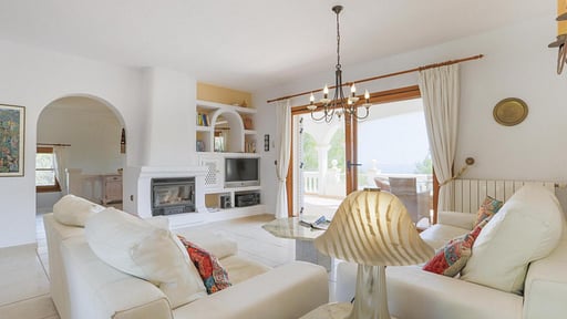 The Beach House Cala LLenya Living room