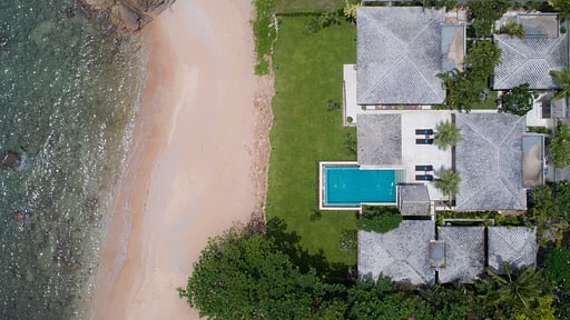 The Beach House Chaweng Drone pictures