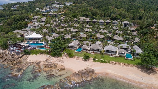 The Beach House Chaweng Drone pictures