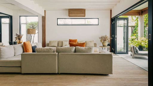 The Beach Villa Cemagi Living room