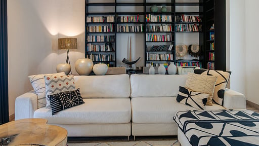 The Beach Villa Cemagi Living room