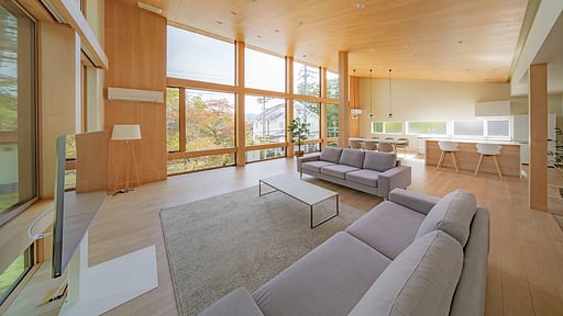 The Bergamot Chalet Living room