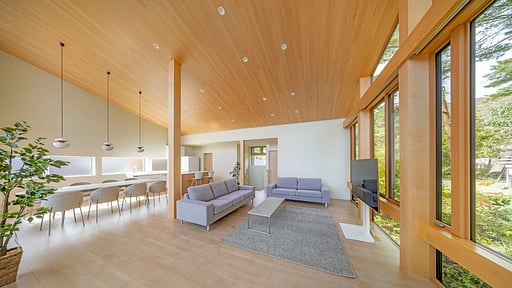 The Bergamot Chalet Living room